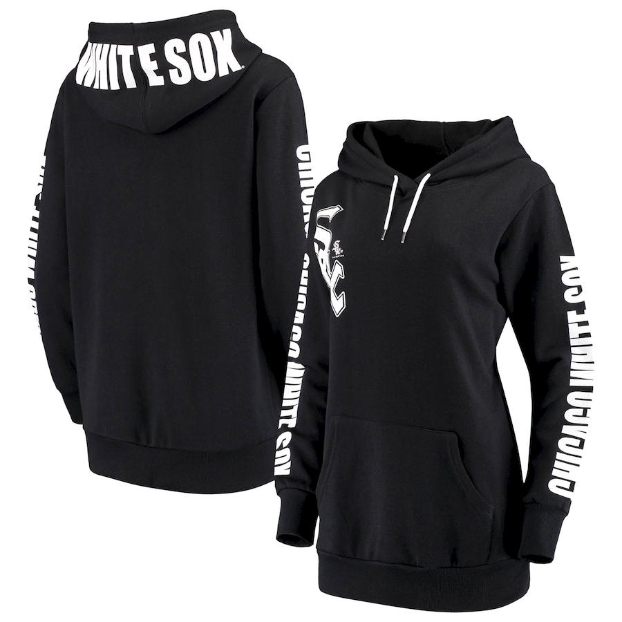 Women Chicago White Sox G III 4Her by Carl Banks 12th Inning Pullover Hoodie Black,We sell and wholesale Women Chicago White Sox G III 4Her by Carl Banks 12th Inning Pullover Hoodie Black on line form chian!